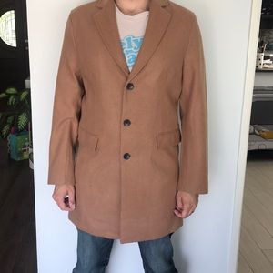 NWT INC Men’s Camel Coat in Medium